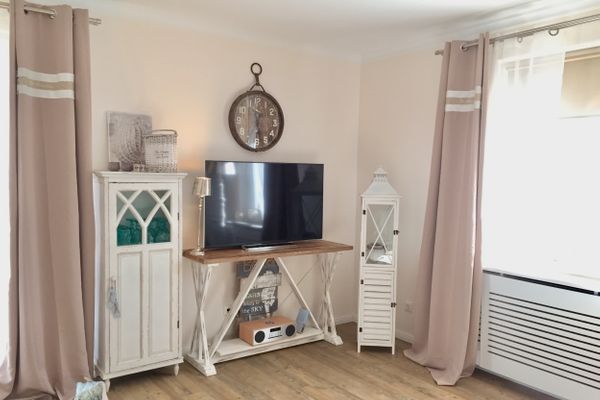 Barther Straße 18 Wohnung Hamptons Zingst - Wohnzimmer