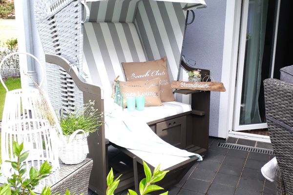  Barther Straße 18 Wohnung Hamptons Zingst - Terrasse