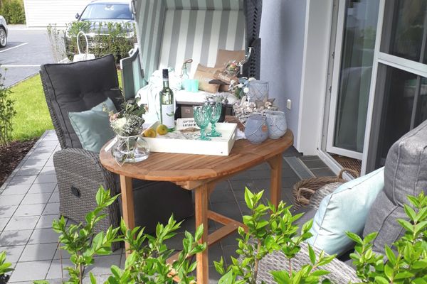  Barther Straße 18 Wohnung Hamptons Zingst - Terrasse