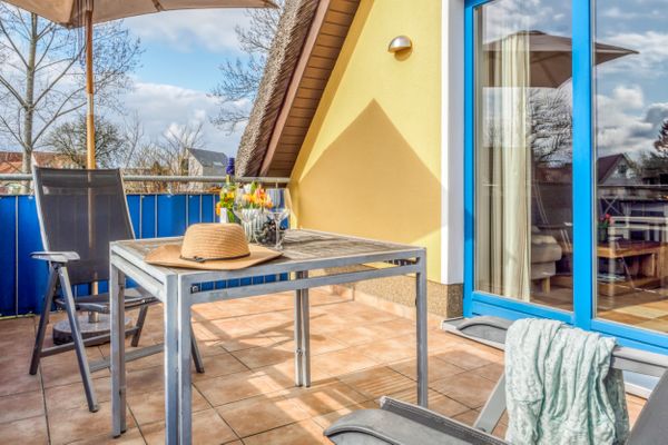  Jordanstraße 22 Wohnung Inselwind 1 Zingst - Balkon