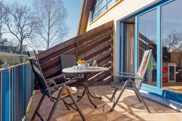  Jordanstraße 22 Wohnung Inselwind 2 Zingst - Balkon