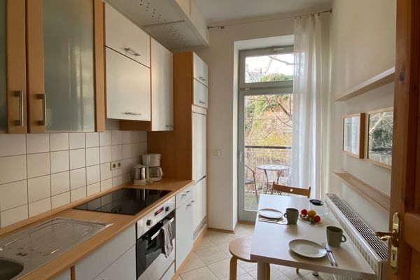 Apartments Dresden Neustadt Apartment KATY Szeneviertel Dresden - Küche / Küchenzeile