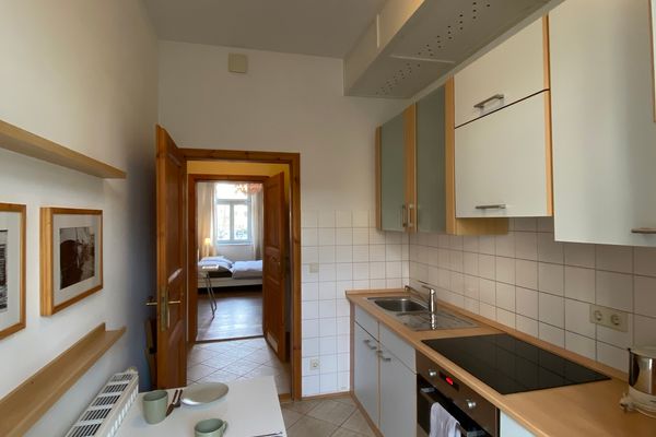 Apartments Dresden Neustadt Apartment KATY Szeneviertel Dresden - Küche / Küchenzeile