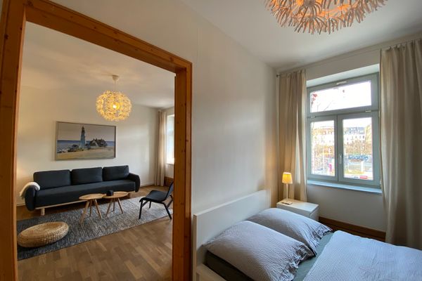 Apartments Dresden Neustadt Apartment KATY Szeneviertel Dresden - Schlafzimmer