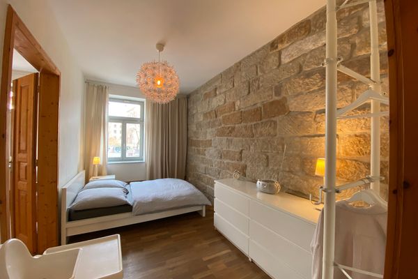 Apartments Dresden Neustadt Apartment KATY Szeneviertel Dresden - Schlafzimmer