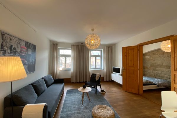 Apartments Dresden Neustadt Apartment LOUISE Szeneviertel Dresden - Wohnzimmer