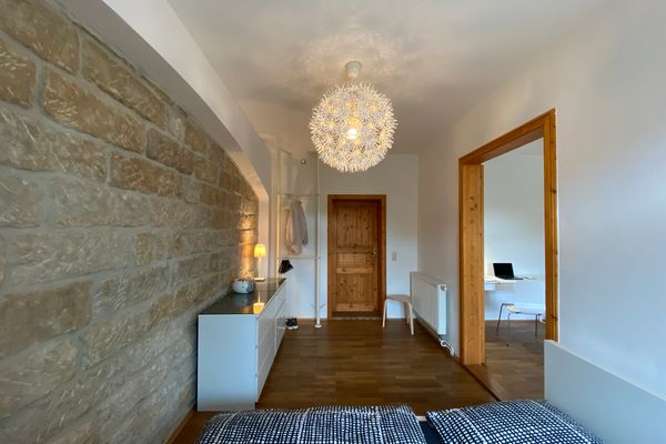 Apartments Dresden Neustadt Apartment LOUISE Szeneviertel Dresden - Schlafzimmer