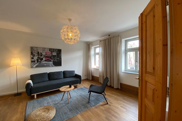 Apartments Dresden Neustadt Apartment LOUISE Szeneviertel Dresden - Wohnzimmer