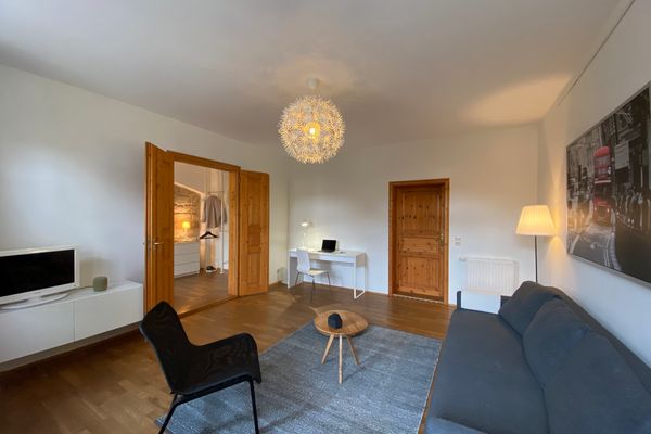 Apartments Dresden Neustadt Apartment LOUISE Szeneviertel Dresden - Wohnzimmer