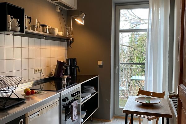 Apartments Dresden Neustadt Apartment LOUISE Szeneviertel Dresden - Küche / Küchenzeile