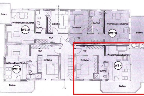  Lindenstrasse 6 Wohnung 4  - Grundriss