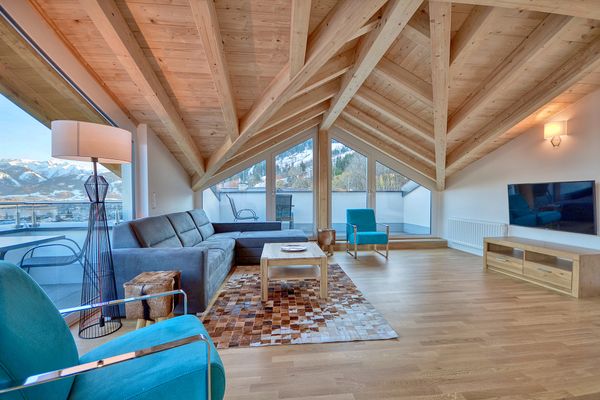 Forststraße Appartement Snowmountain Zell am See - Wohnzimmer