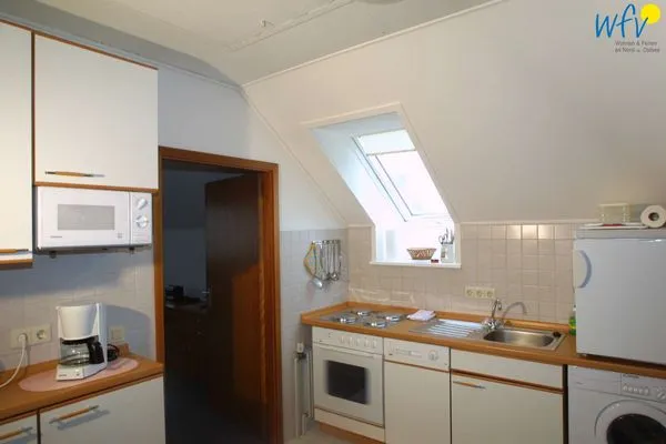 Küche / Küchenzeile Ferienhaus Kiebitzdüne Ferienwohnung Auster