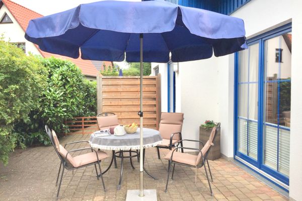  Wiesenstraße 65 Haus Wilderei Zingst - Terrasse