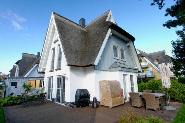  Mine-Heimat-Weg 13 Haus Kleine Möwe Zingst - Terrasse