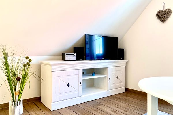  Hägerende 66 Haus Windrose Wohnung Südwind Zingst - Wohnzimmer