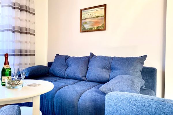  Hägerende 66 Haus Windrose Wohnung Südwind Zingst - Wohnzimmer