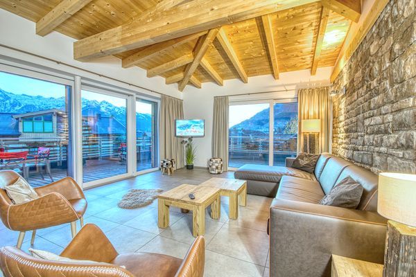 Penthouse Ski & Golf  - Wohnzimmer