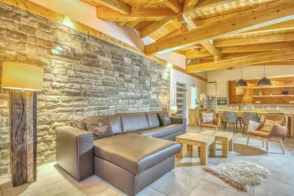  Penthouse Ski & Golf  - Wohnzimmer