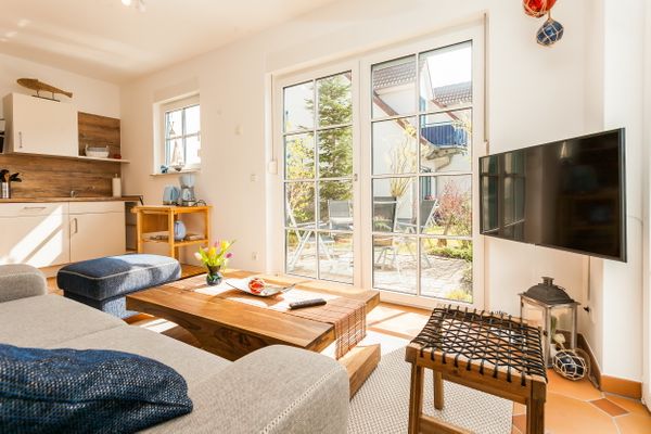  Lindenstraße 41 Wohnung Gele Ginster Zingst - Wohnzimmer