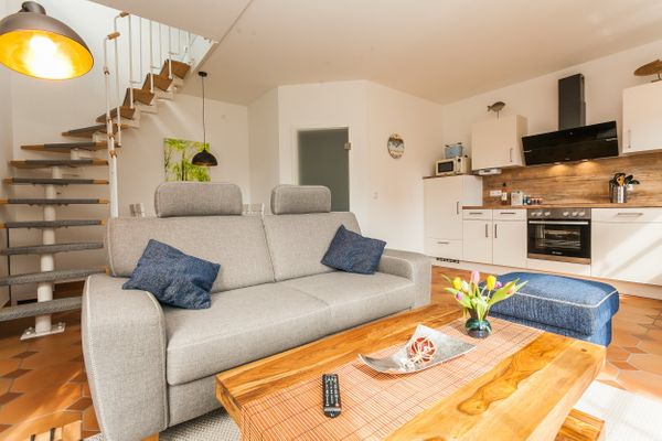  Lindenstraße 41 Wohnung Gele Ginster Zingst - Wohnzimmer