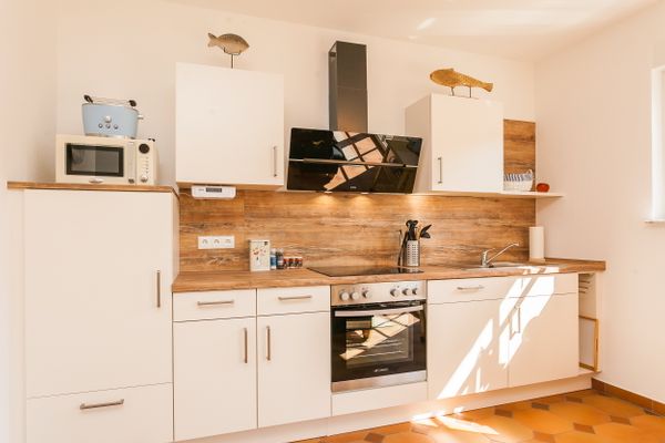  Lindenstraße 41 Wohnung Gele Ginster Zingst - Küche / Küchenzeile