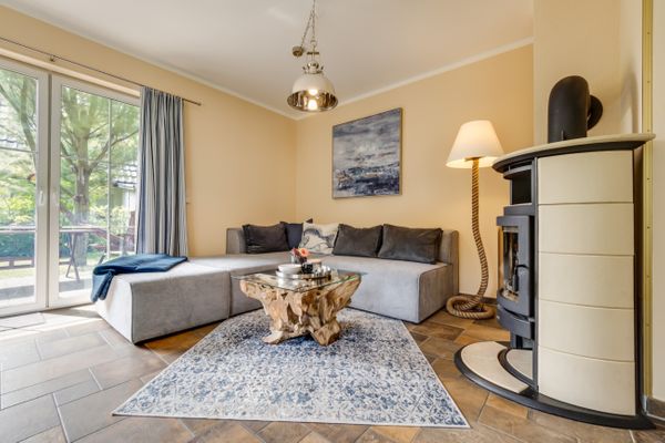  Strandwiese 12 Haus Strandgut Zingst - Wohnzimmer