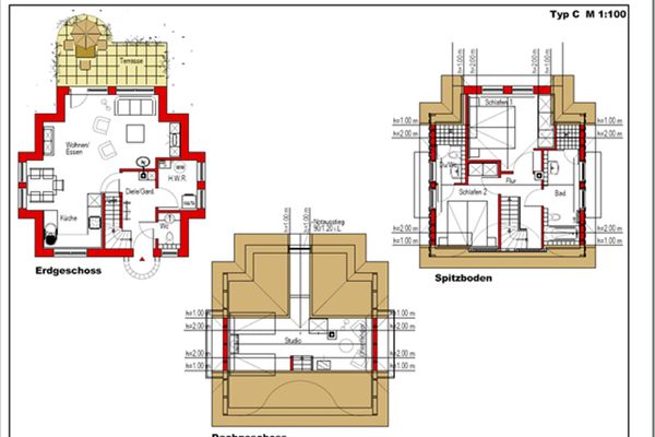  Mine-Heimat-Weg 18  Haus Dünenfee Zingst - Grundriss