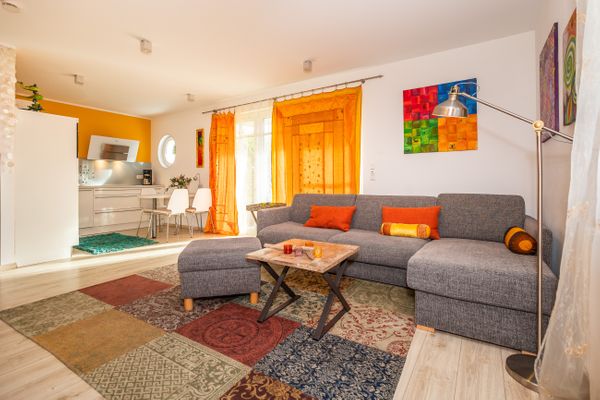  Alte Reihe 7 Strandelfe Zingst - Wohnzimmer