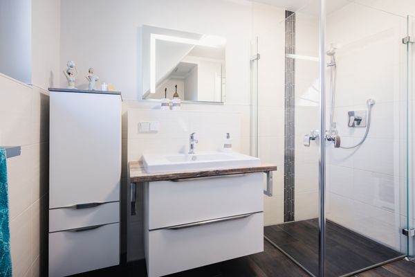  Grüne Siedlung 3 Wohnung Strandliebe Zingst - Badezimmer