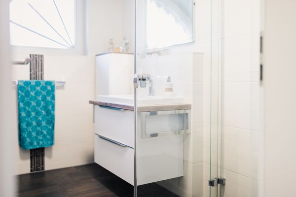  Grüne Siedlung 3 Wohnung Strandliebe Zingst - Badezimmer