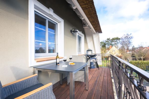  Grüne Siedlung 3 Wohnung Strandliebe Zingst - Terrasse