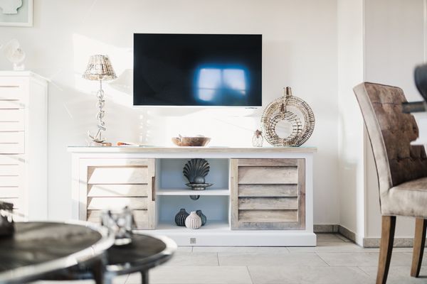  Grüne Siedlung 3 Wohnung Strandliebe Zingst - Wohnzimmer