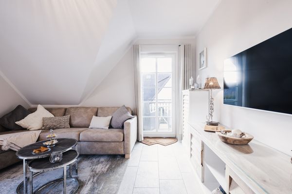  Grüne Siedlung 3 Wohnung Strandliebe Zingst - Wohnzimmer