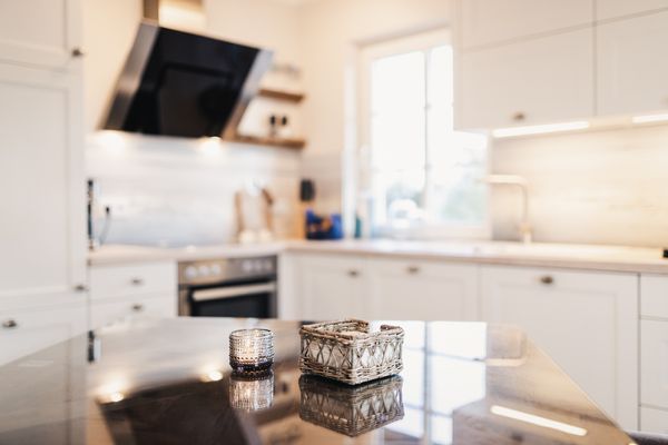  Grüne Siedlung 3 Wohnung Strandliebe Zingst - Küche / Küchenzeile