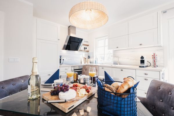  Grüne Siedlung 3 Wohnung Strandliebe Zingst - Küche / Küchenzeile