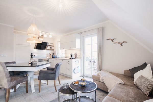  Grüne Siedlung 3 Wohnung Strandliebe Zingst - Küche / Küchenzeile