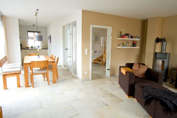  Mühlenstrasse 4a Haus Boddenkoje Zingst - Wohnzimmer