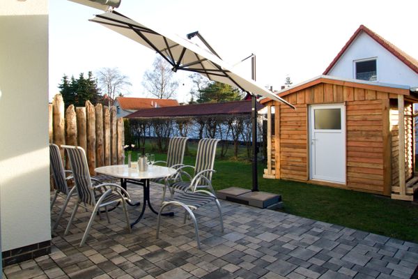  Mühlenstrasse 4a Haus Boddenkoje Zingst - Terrasse