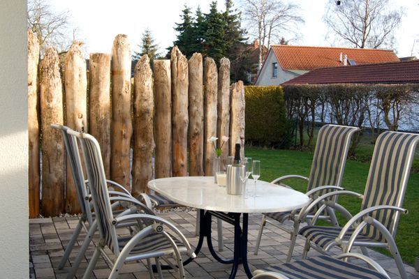  Mühlenstrasse 4a Haus Boddenkoje Zingst - Terrasse