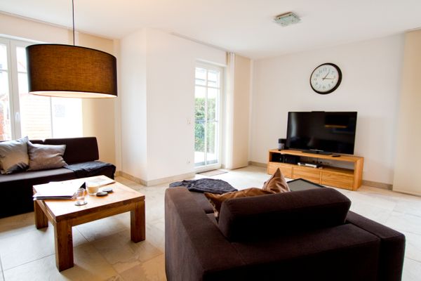  Mühlenstrasse 4a Haus Boddenkoje Zingst - Wohnzimmer