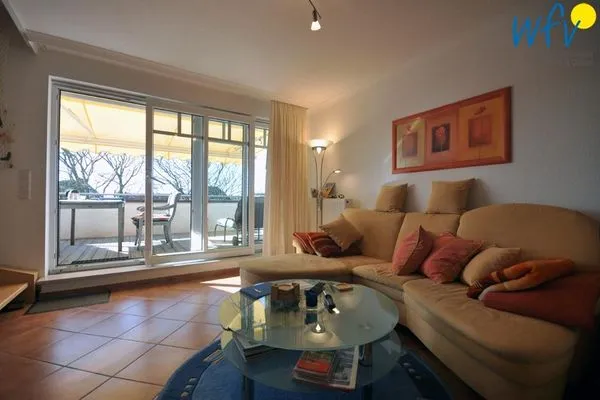 Wohnzimmer Villa Rossini Ferienwohnung 8