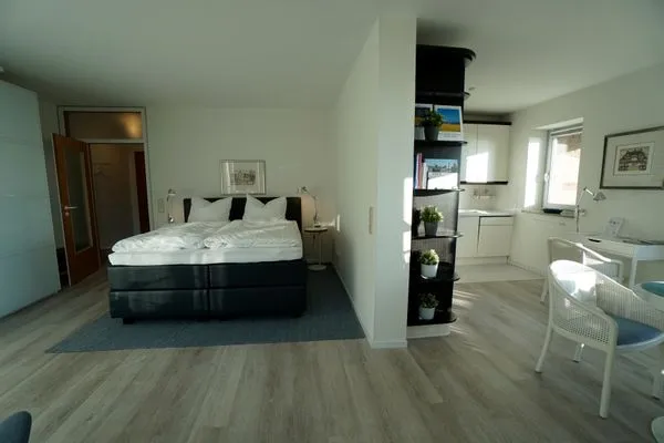 Wohnzimmer  Ferienwohnung Strandhüpfer - direkt am Meer