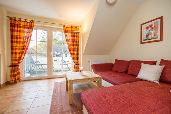  Neue Reihe 17 Wohnung Leuchtturm Zingst - Wohnzimmer