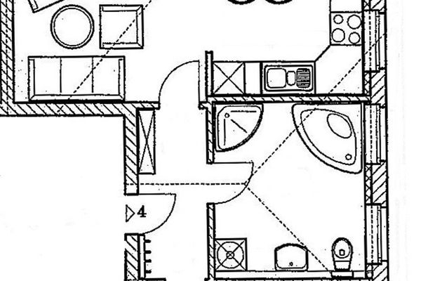  Neue Reihe 43 Villa Regulus Wohnung 4 Zingst - Grundriss