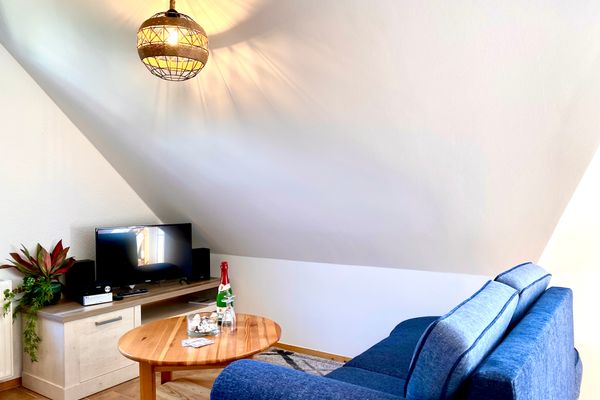  Hägerende 66a Haus Ankerplatz Wohnung Oberdeck Zingst - Wohnzimmer