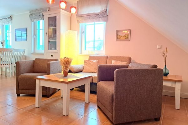  Birkmaase 10 Wohnung Ostseestern Zingst - Wohnzimmer