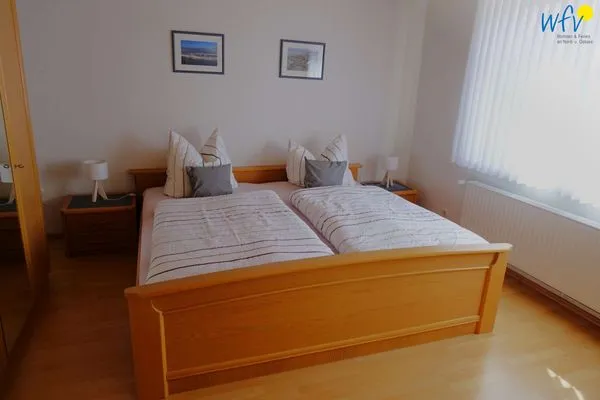 Schlafzimmer Stine's Hus Ferienwohnung 3