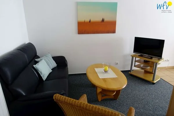 Wohnzimmer Stine's Hus Ferienwohnung 2