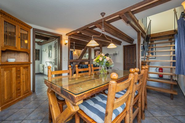  Rosenberg 38 Uriges Reetdachhaus Zingst - Wohnzimmer